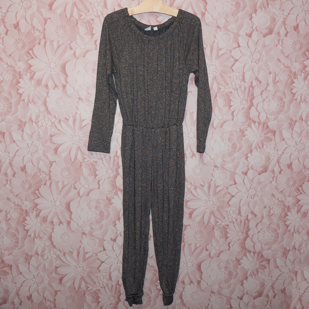 Gold Sparkle Jumpsuit Size M (8)