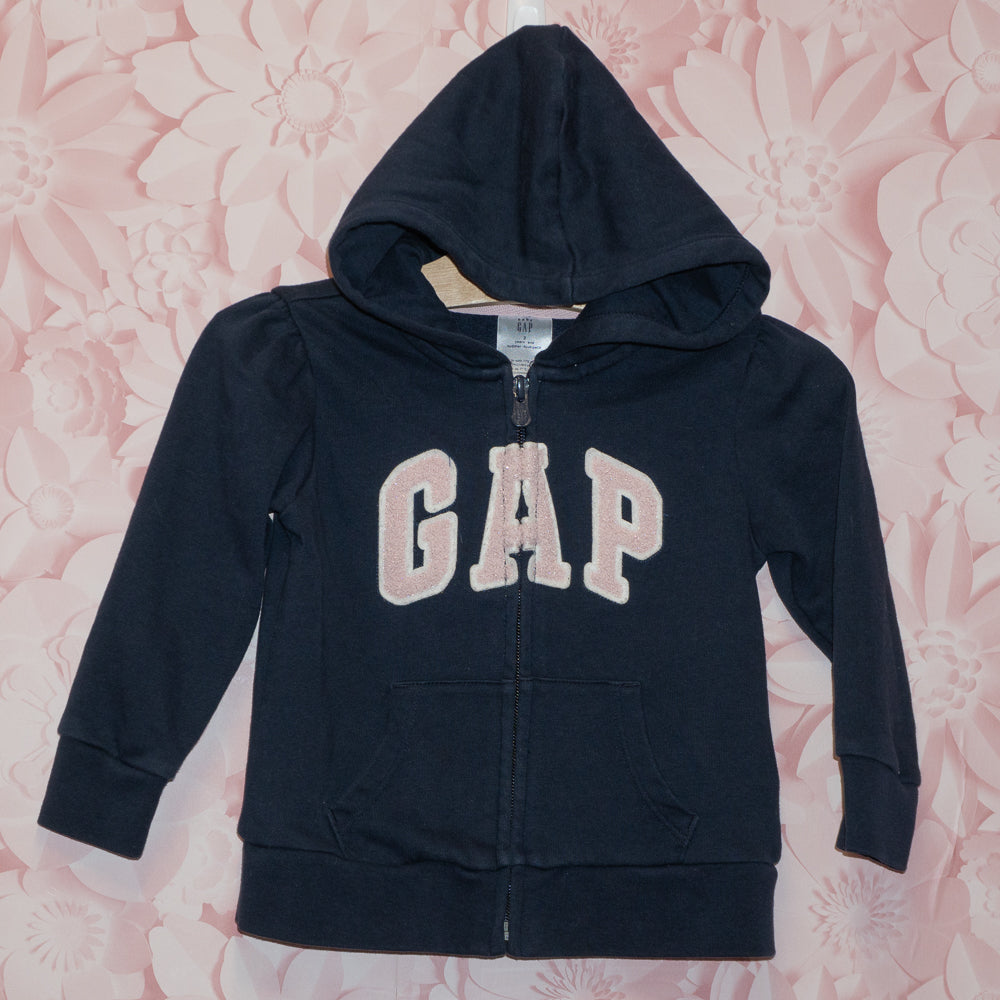 Lightweight Sparkle Logo Zip Hoodie Size 3
