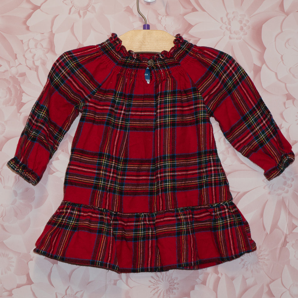Plaid Dress Size 12-18m