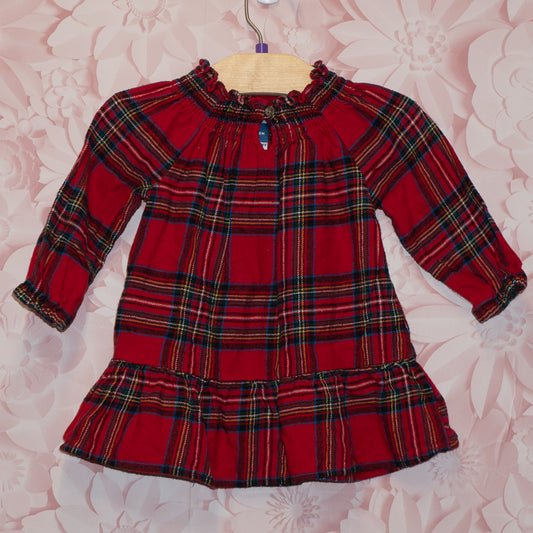 Plaid Dress Size 12-18m