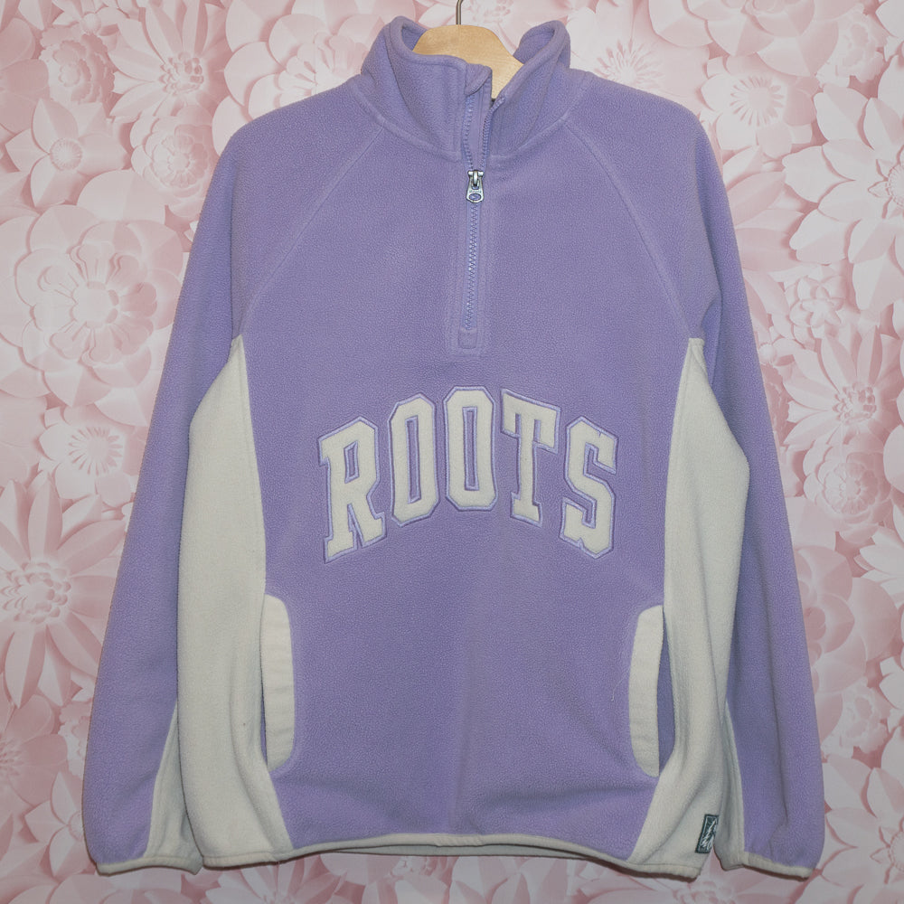 Roots Fleeze Half-zip Size 11-12y
