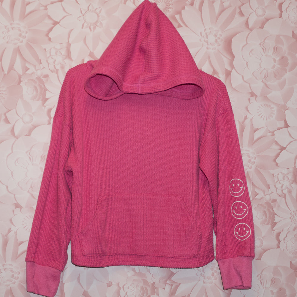 Hooded Waffle Shirt Size 8