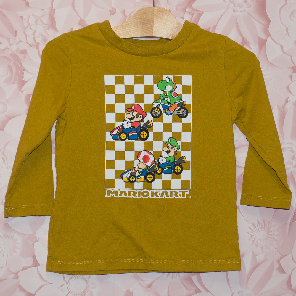 Mario Kart Longsleeve Tee Size 4