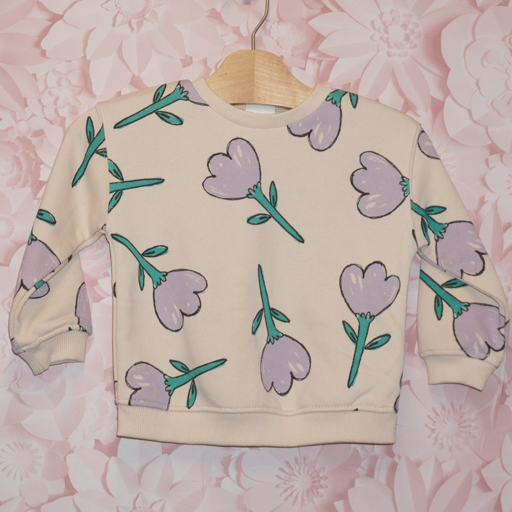 NWT Cartoon Flower Crewneck Size 12-18m
