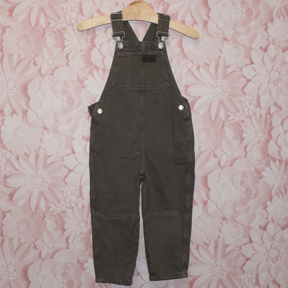 Gray Denim Overalls Size 2-3