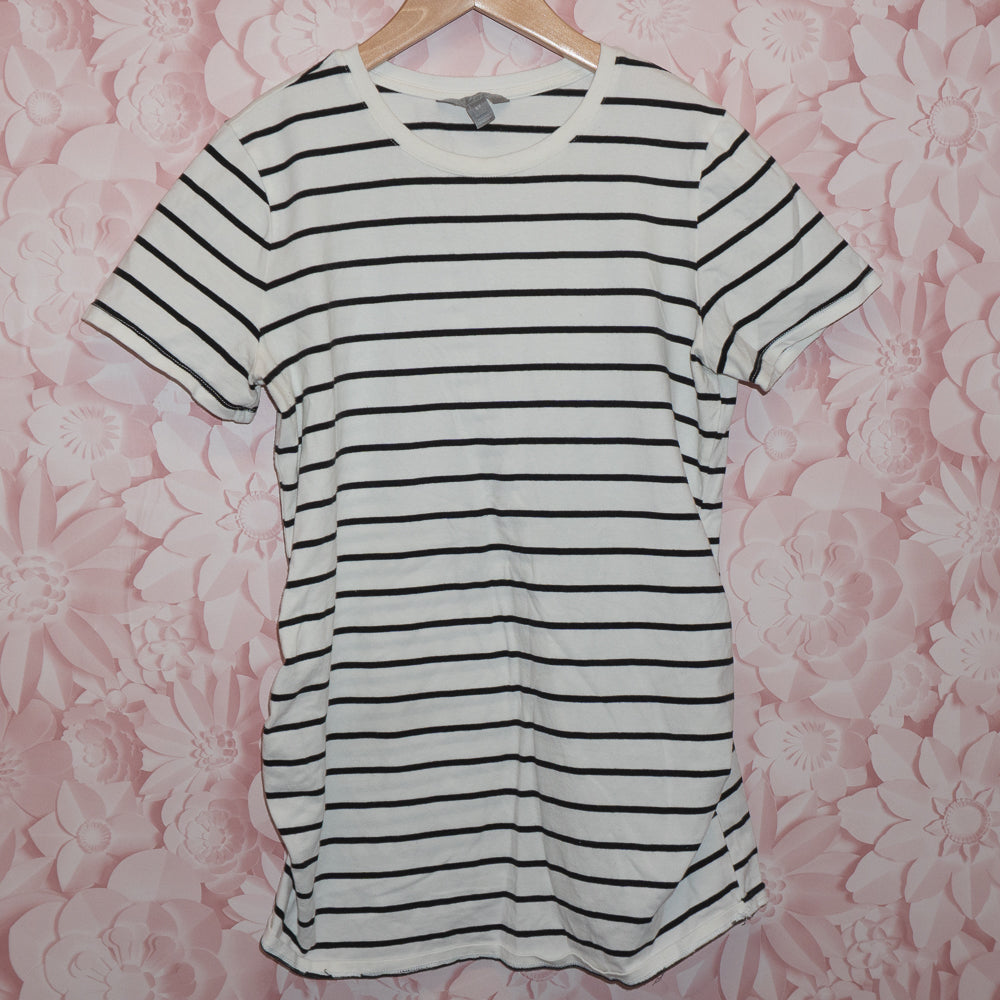 Striped Maternity Tee Szie S