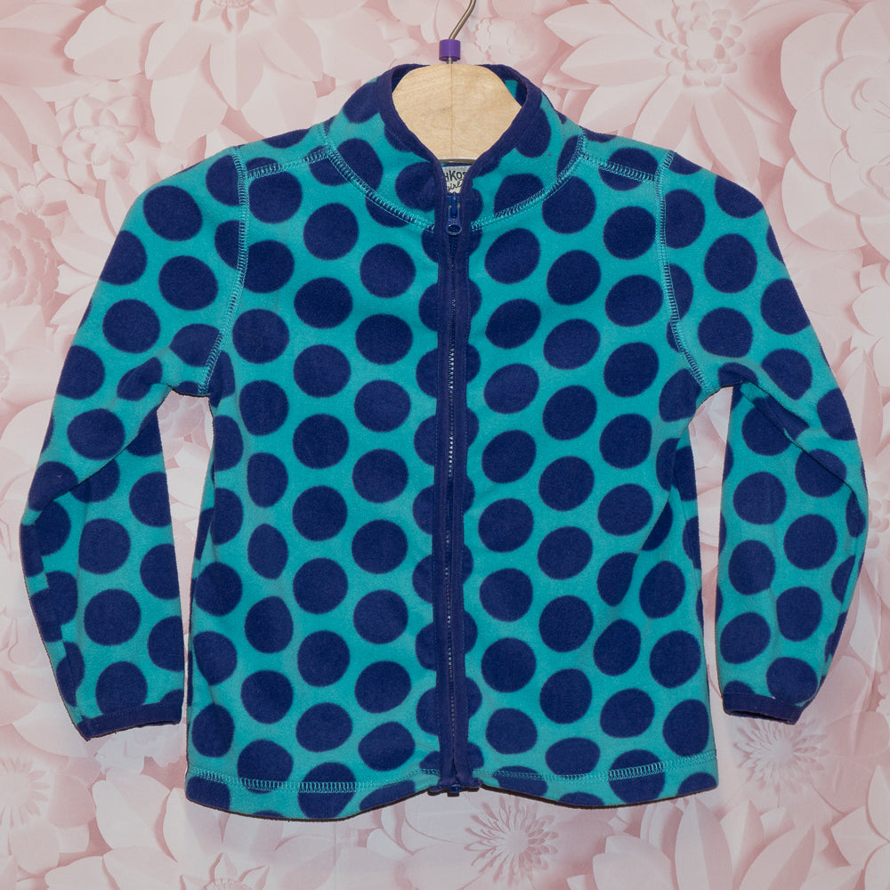 Dot Fleece Zip Jacket Size 4T