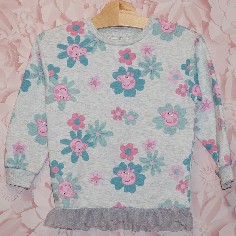 Peppa Pig Ruffled Crewneck Size 4T