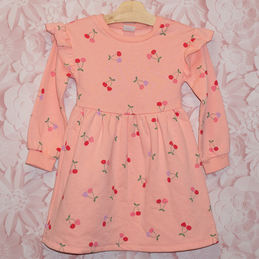 Cherry Sweatshirt Dress Size 5