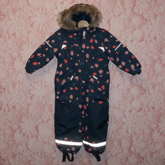 Dot One-Piece Snowsuit Size 3/4%