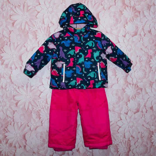 Dino Snowsuit Size 2T