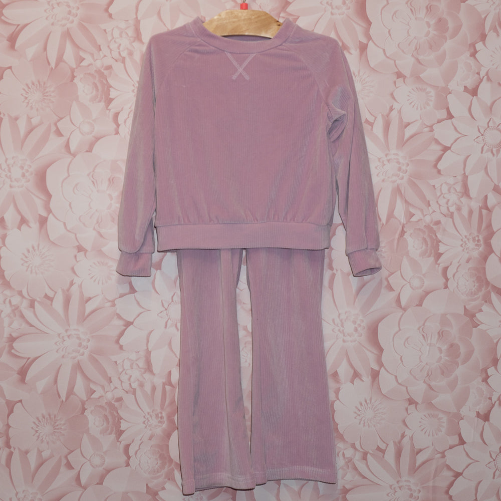 Ribbed Velour Set Size 4