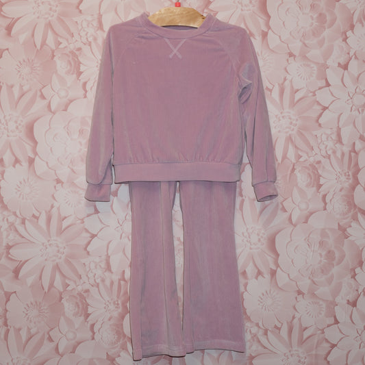 Ribbed Velour Set Size 4