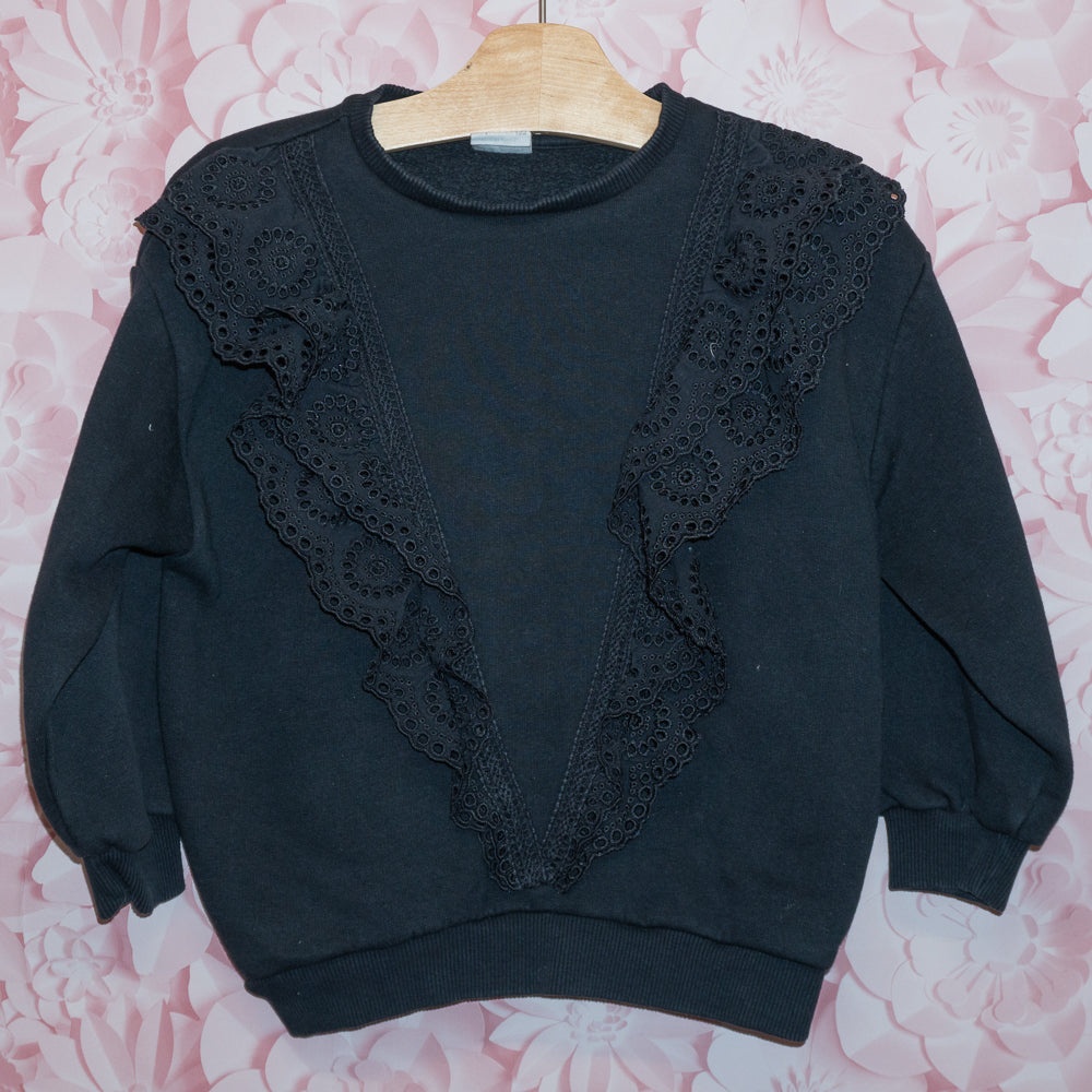 Ruffled Sweatshirt Size 7