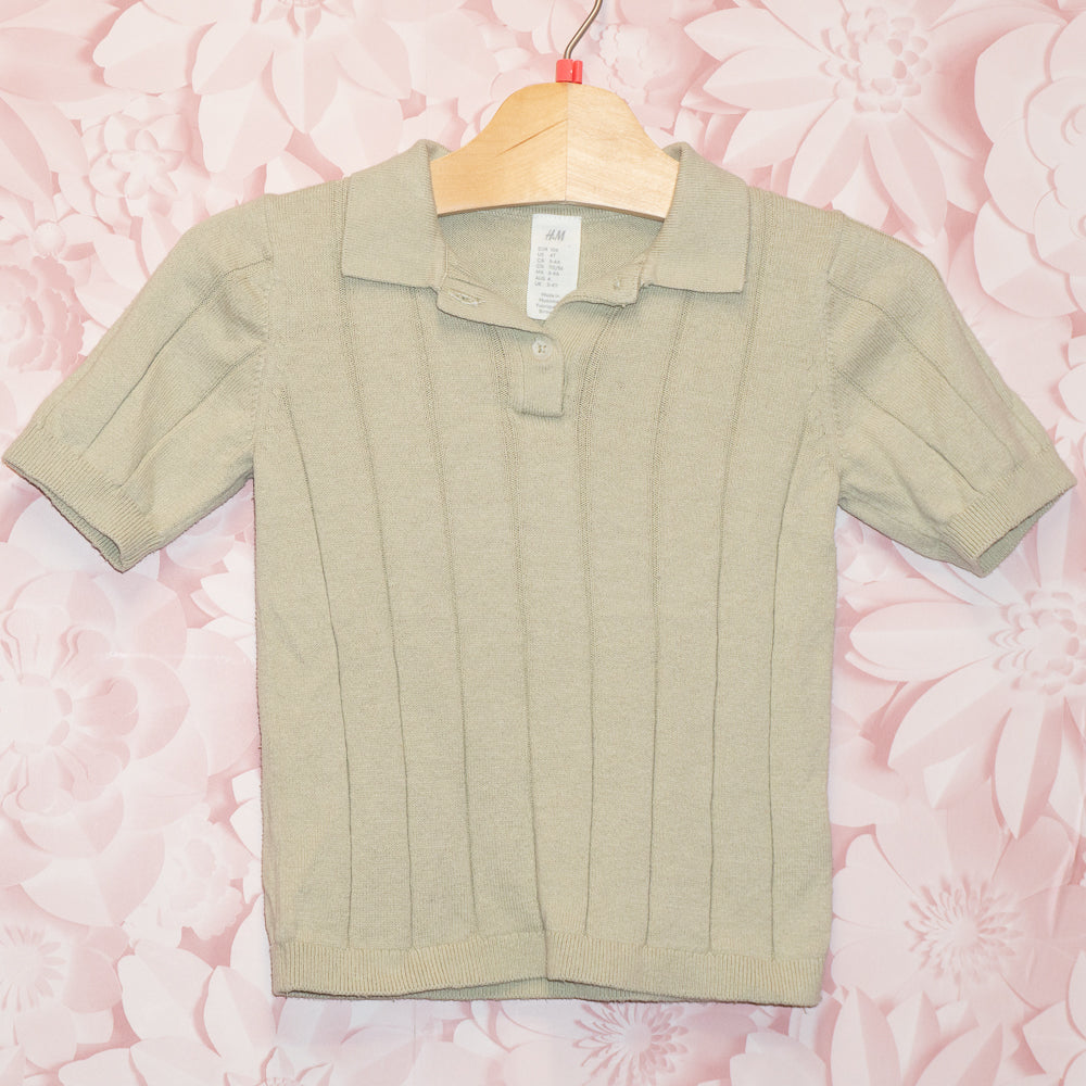Knit Collared Shirt Size 4T