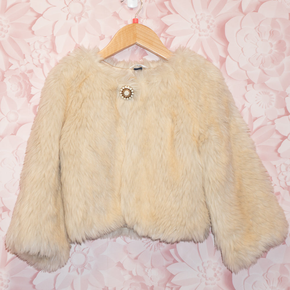 Faux Fur Jacket Size 5/6