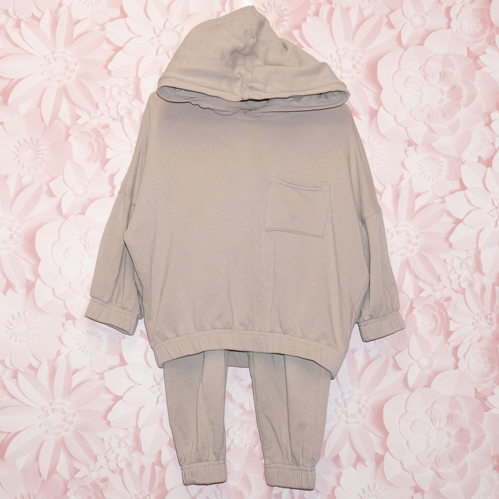Brown Hoodie Set Size 2-3