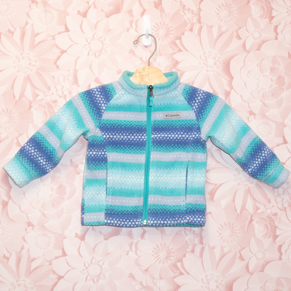 Teal Zip Fleece Size 12-18m