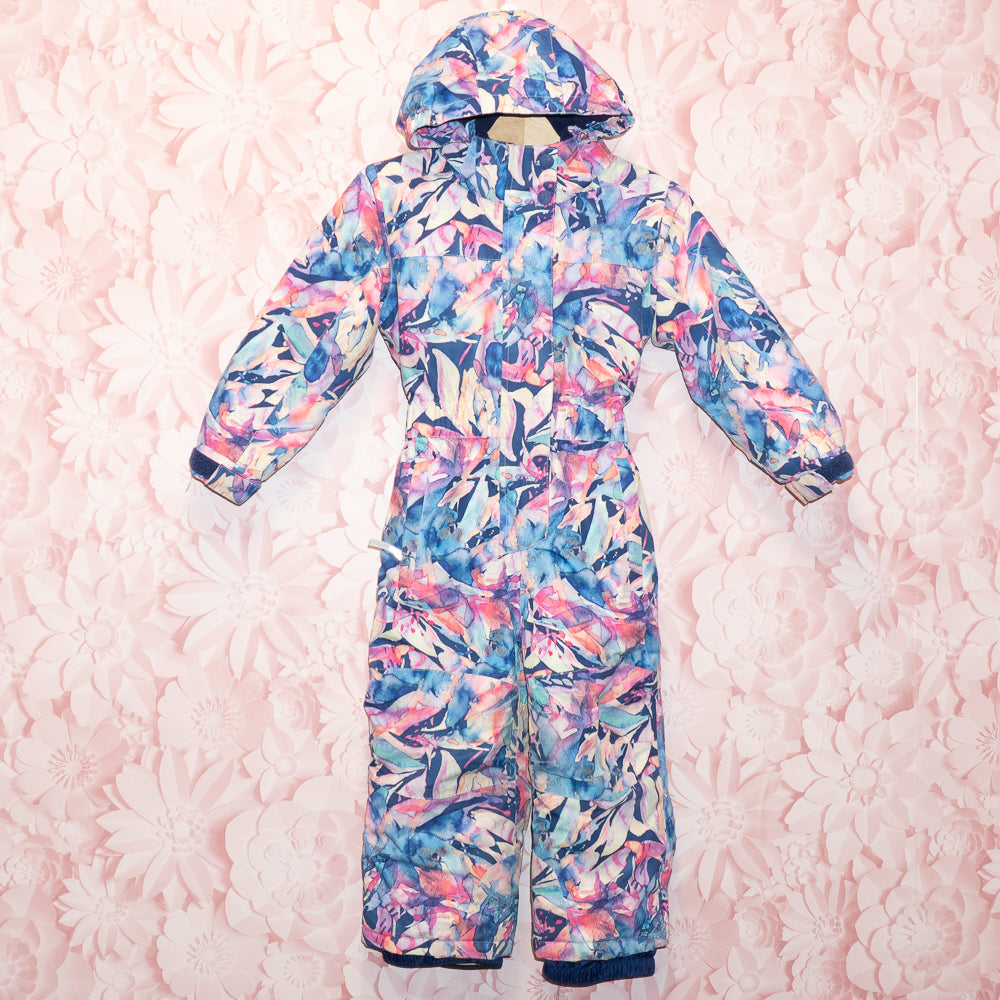 Patterned 1-Piece Snowsuit Size 2-3