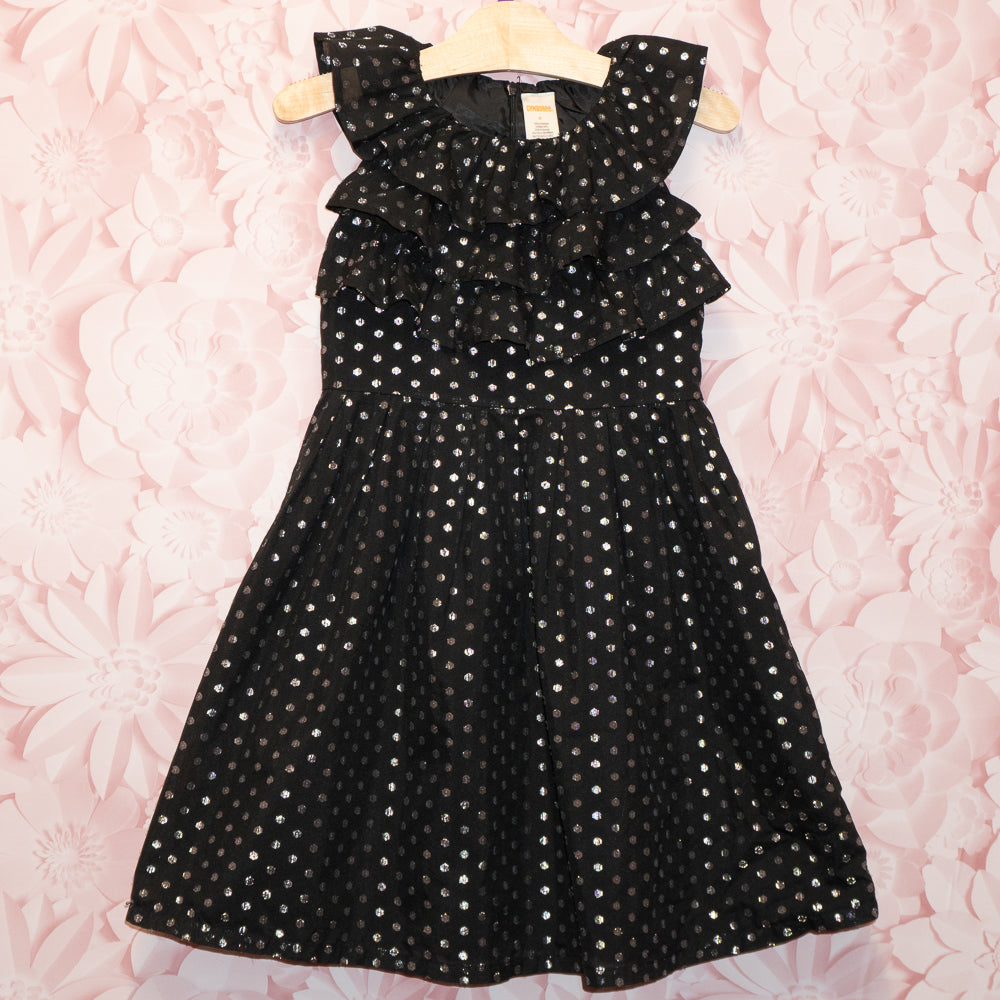Silver Dot Dress Size 6