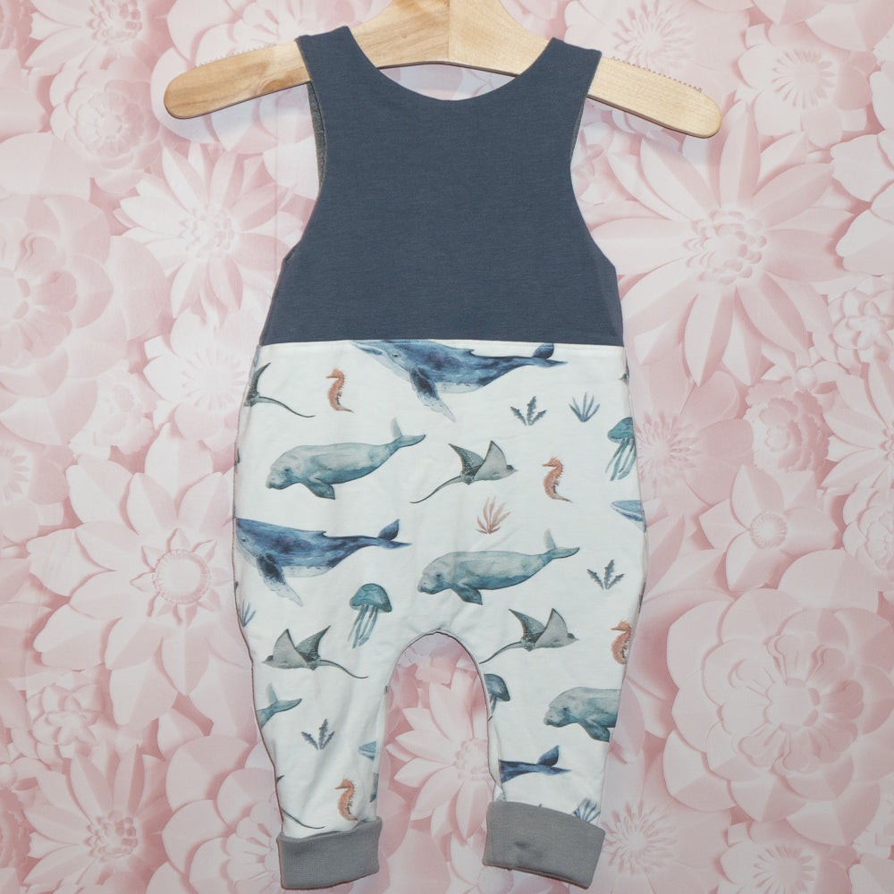 Sea Creature Romper Size 6-12m (estimated)