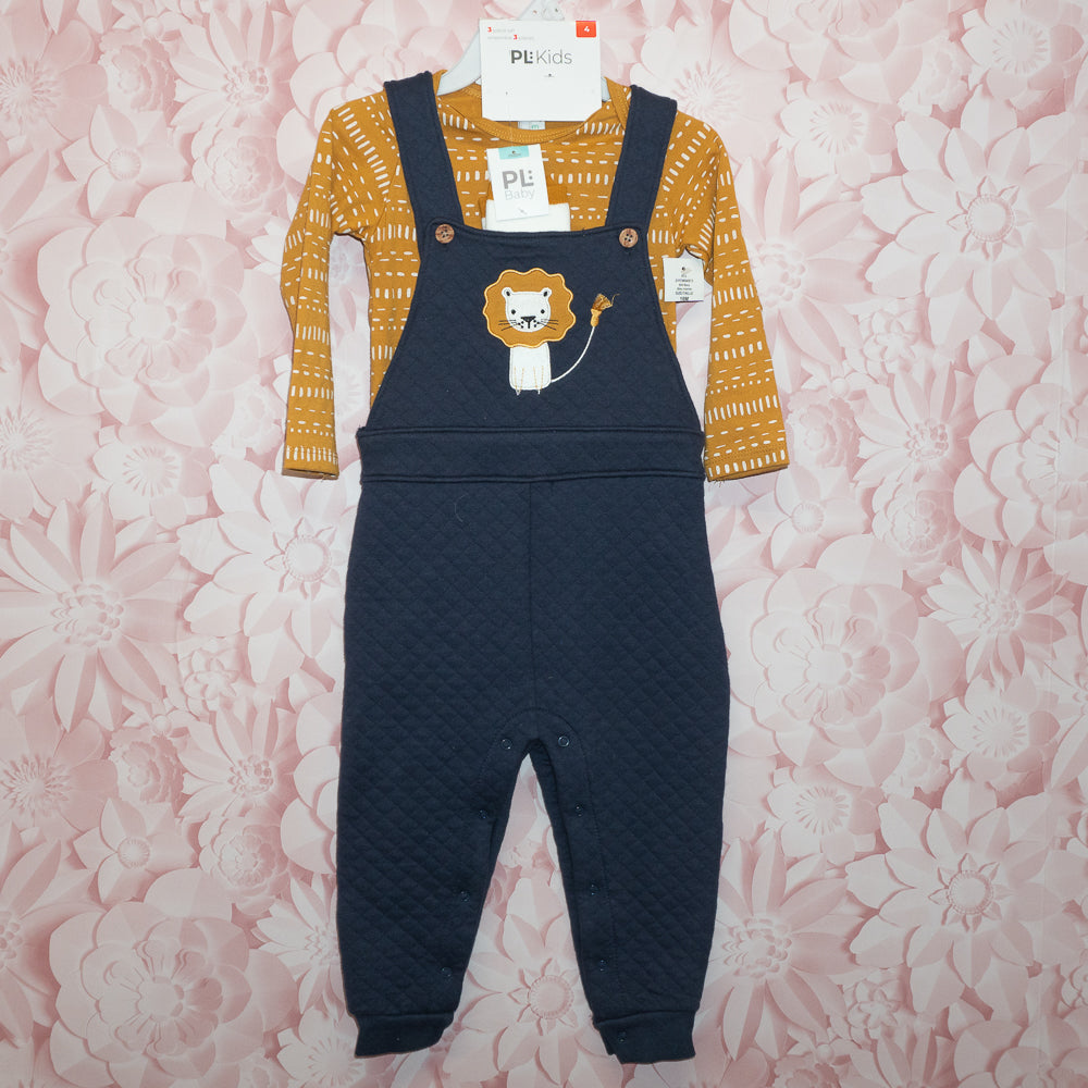 NWT Lion Overalls Set Size 18m