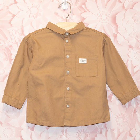 NWT Brown Shirt Size 12-18m