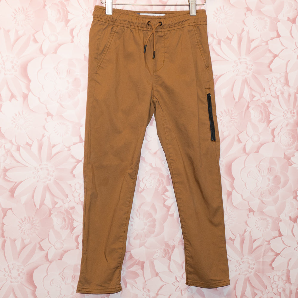 Brown Tech Taper Pants Size 6-7