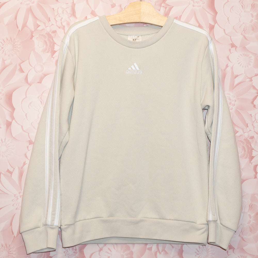 Cream Adidas Crewneck Size 10/12