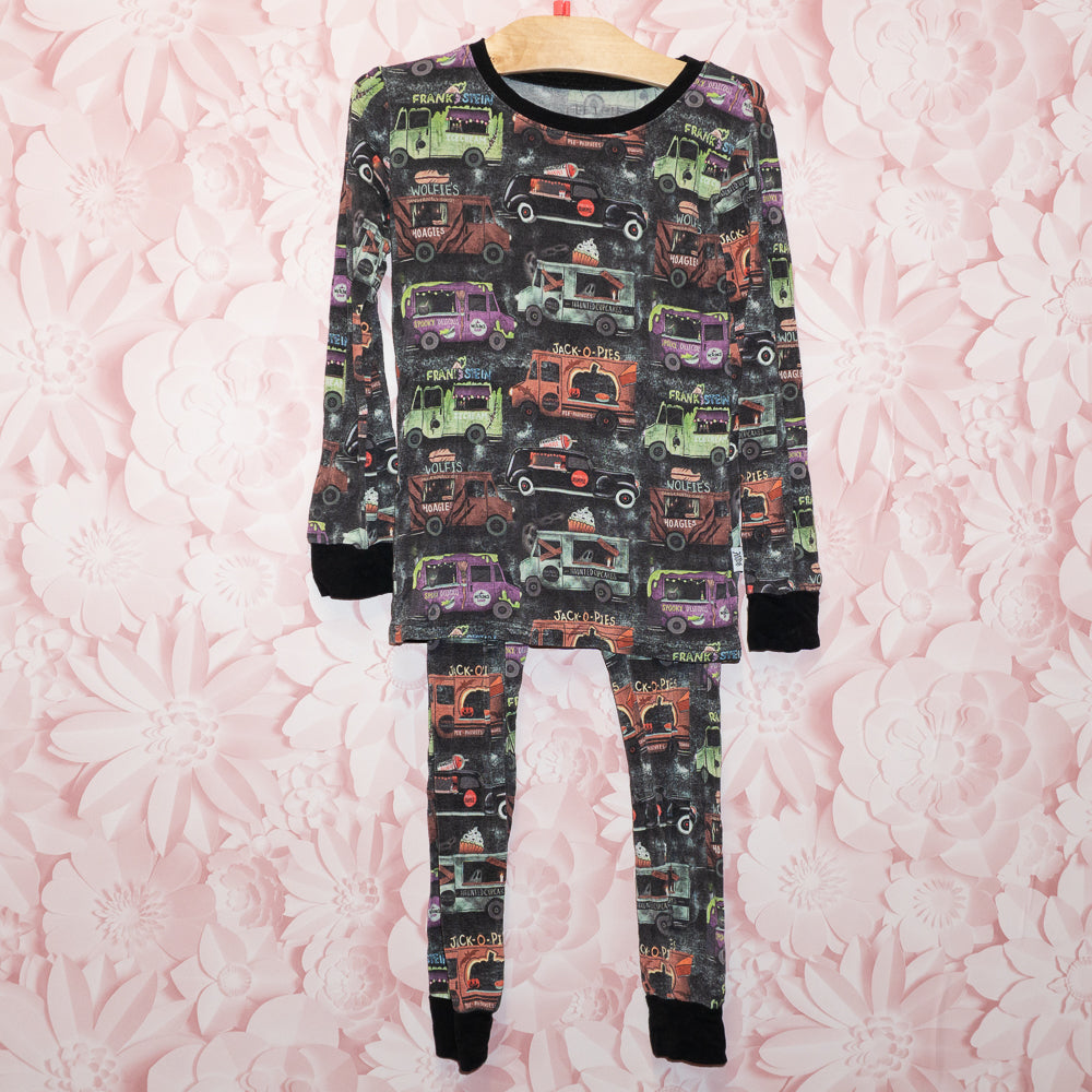 Bamboo Halloween Food Truck PJs Size 5/6T