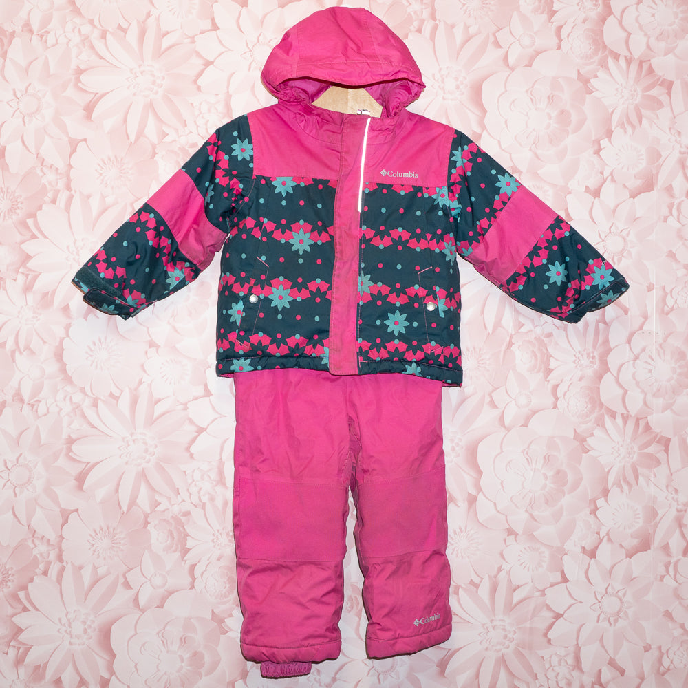 Pink Columbia Snowsuit Size 2T