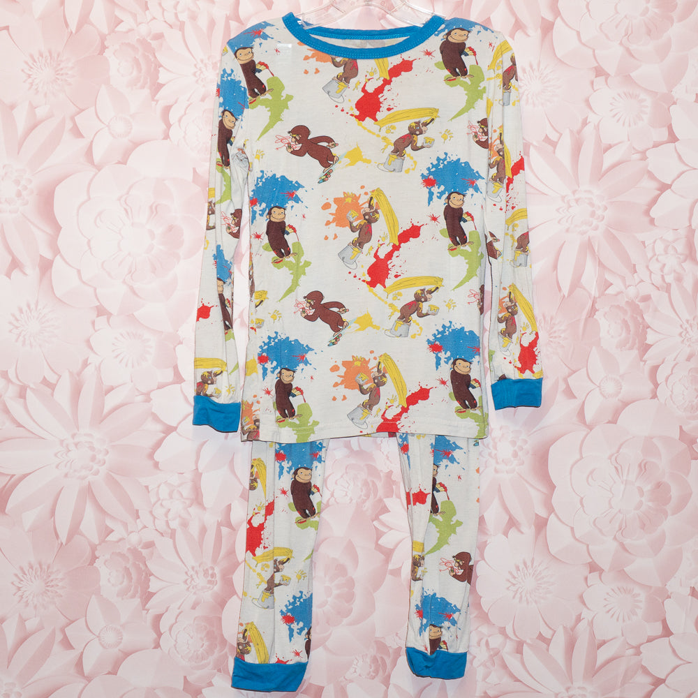 Bamboo Curious George Pajamas Size 5T