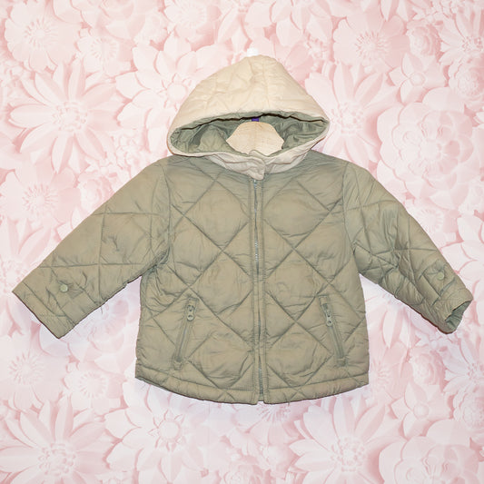 Qulited Puffer Coat Size 18-24m