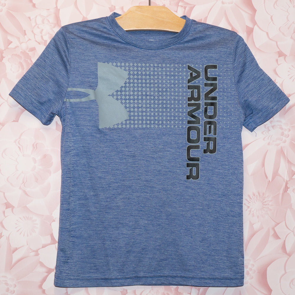 Heather Blue Under Armour Tee Size YSM (8)