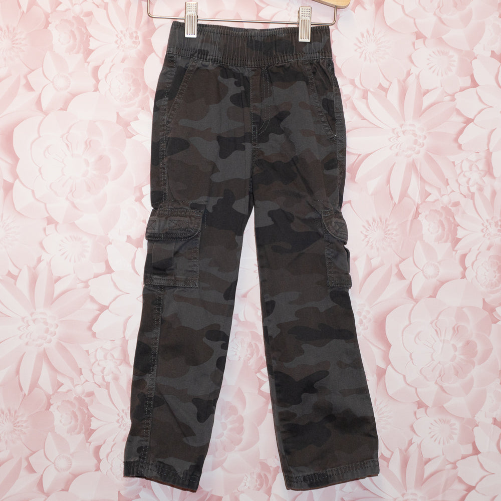 Gray Camo Cargo Pants Size 5 Slim