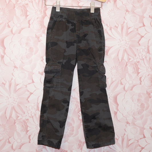 Gray Camo Cargo Pants Size 5 Slim