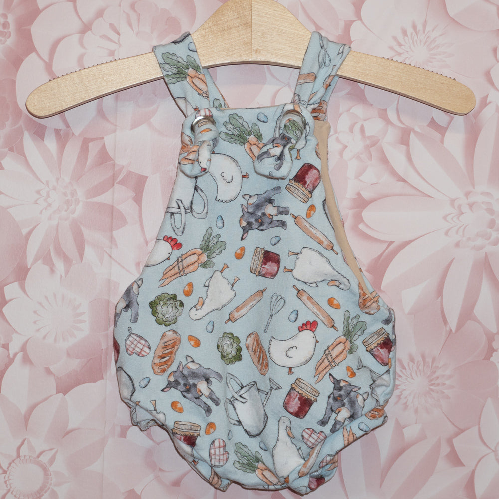 Farm Kitchen Shortie Romper Size 6-9m