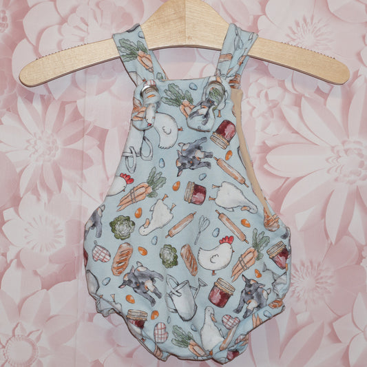 Farm Kitchen Shortie Romper Size 6-9m