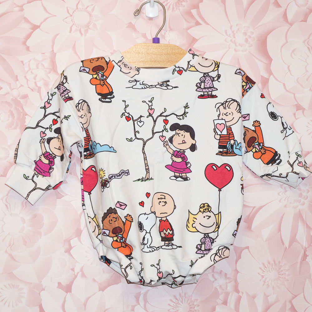Peanuts Christmas Bubble Romper Size 6-9m