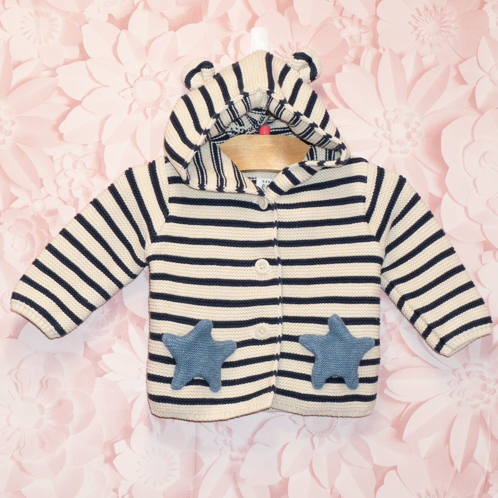 Knit Star Pocket Sweater Size 3-6m
