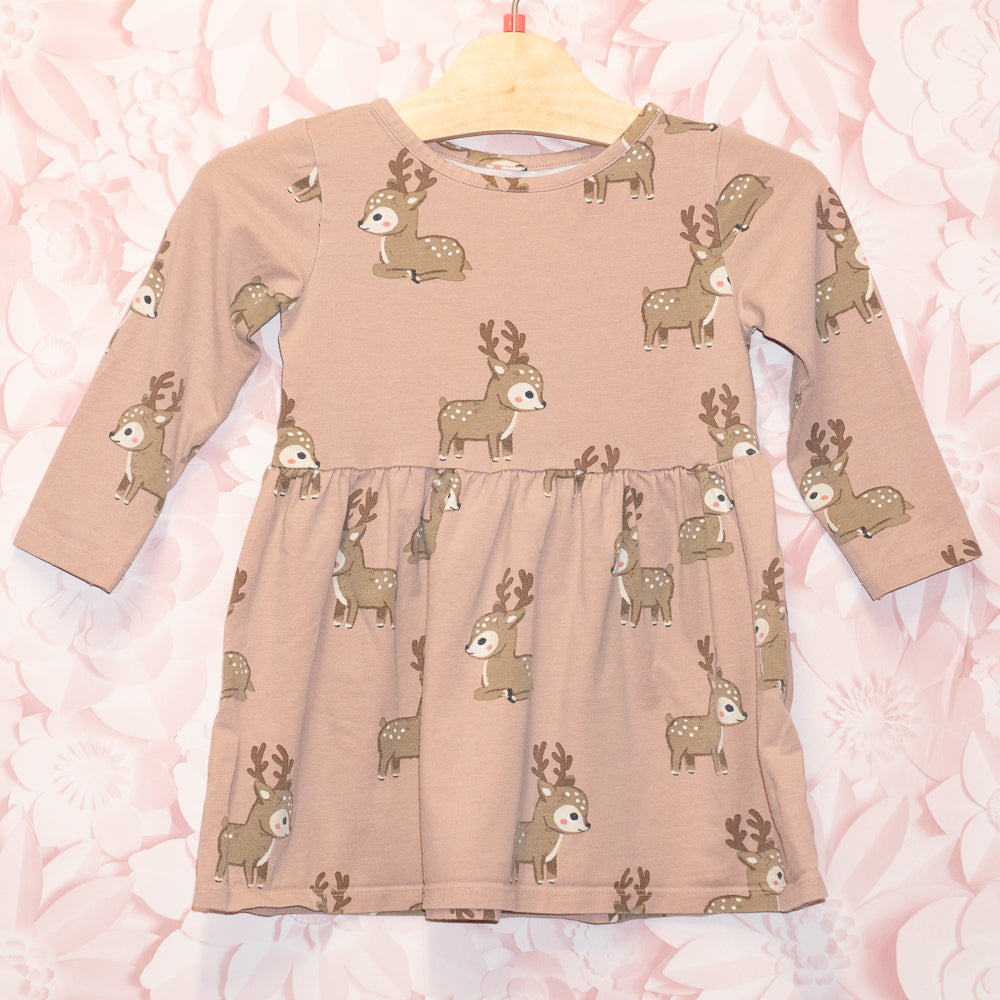 Deer Dress Size 3/4T