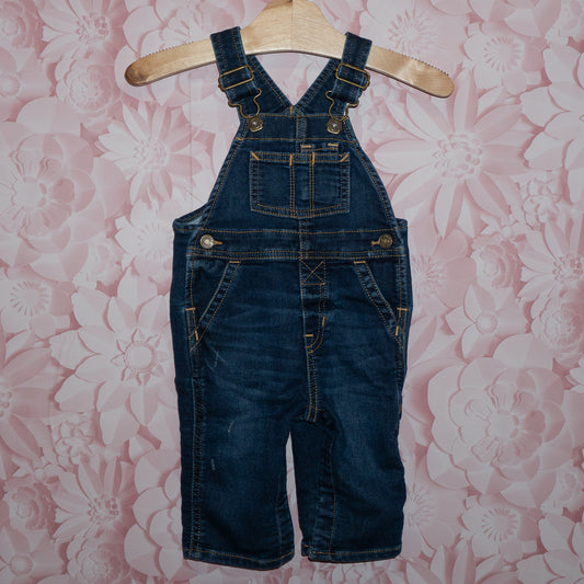 Denim Overalls SIze 3-6m