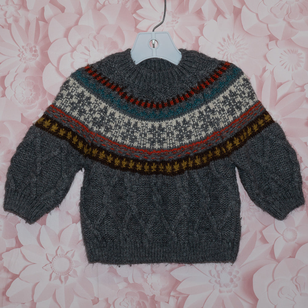 Cable Knit Sweater Size 6-9m