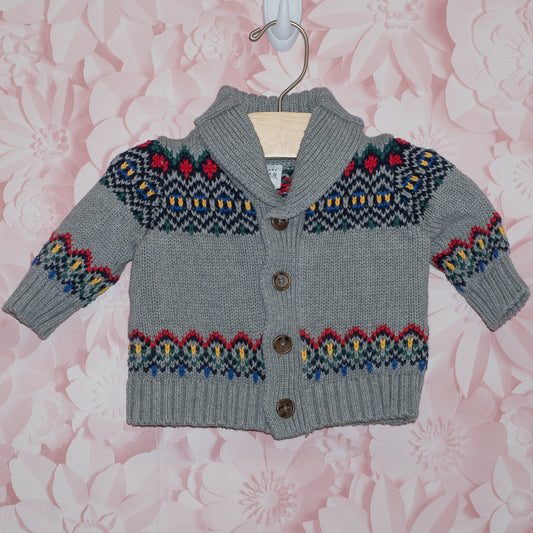 Knit Cardigan Size 3-6m