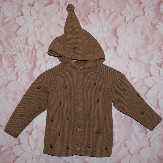 Acorn Cardigan Size 2-3Y