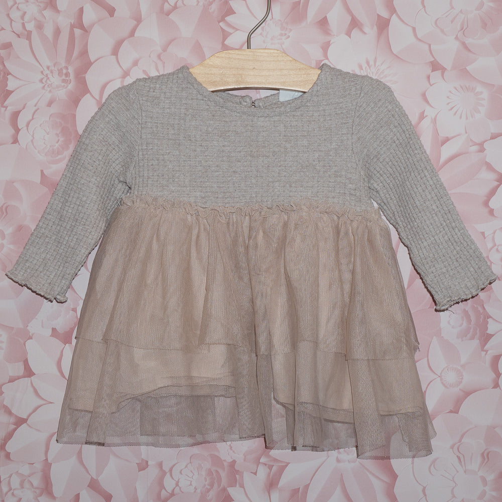 Waffle Tulle Dress Size 9-12m