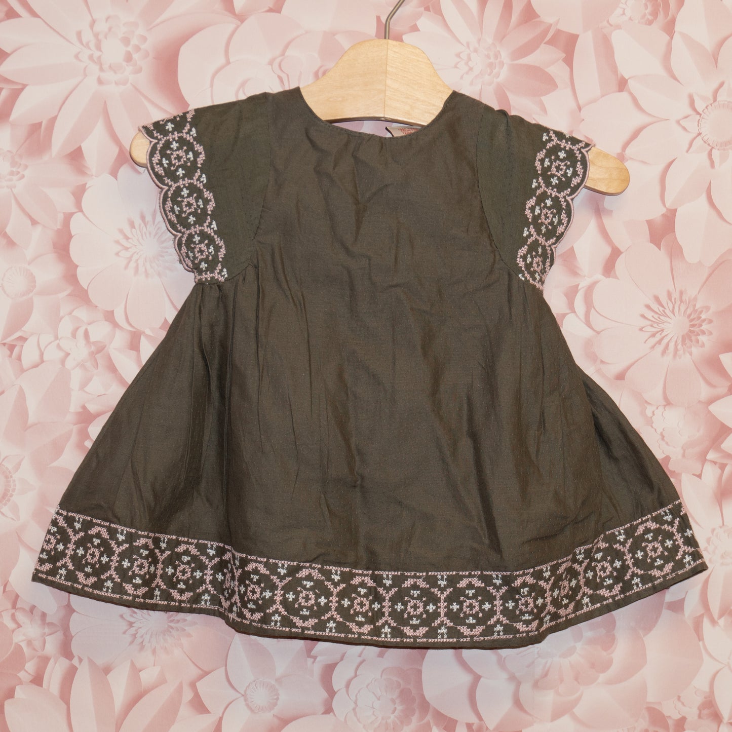 NWT Cross-stitch Dress Size 12m