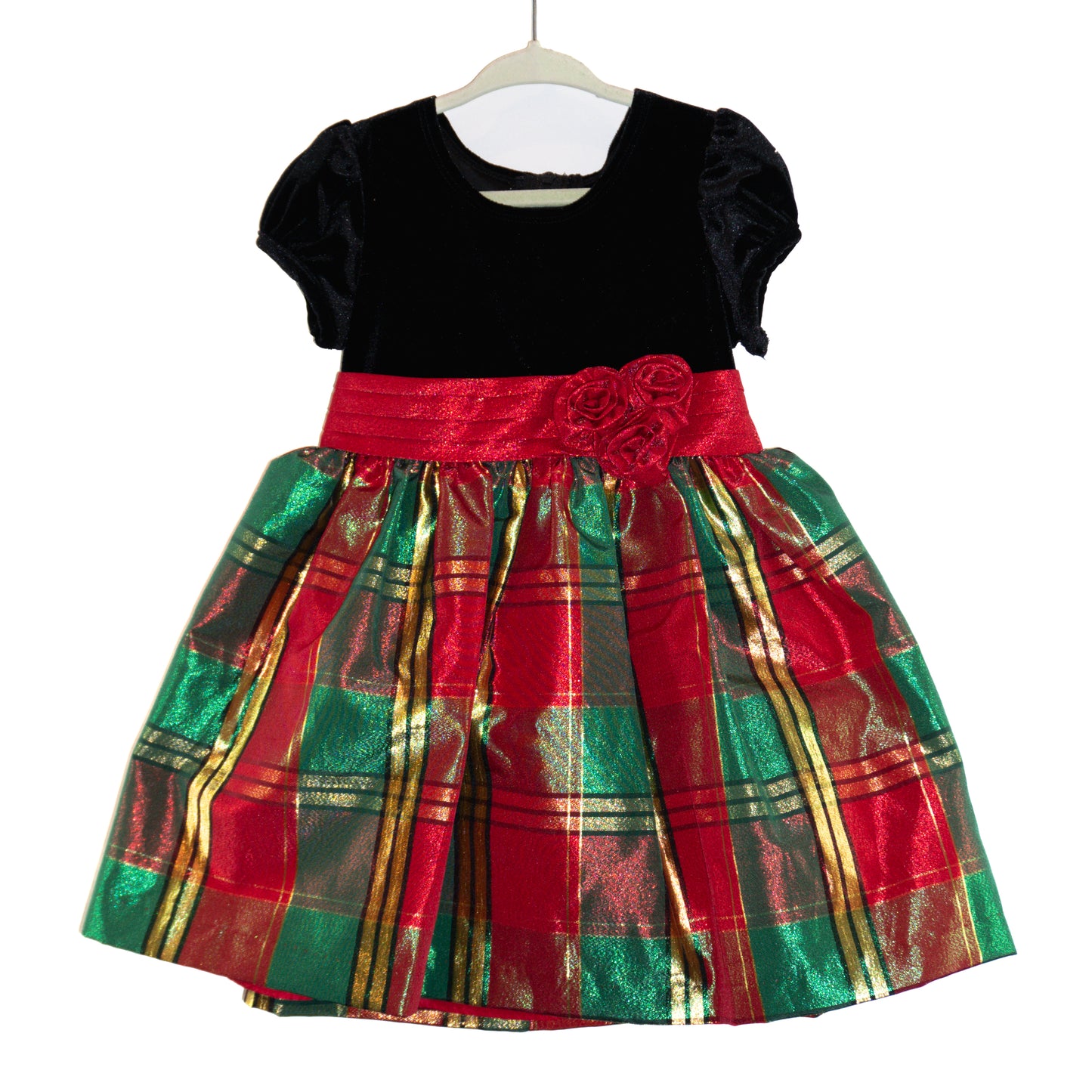 Sparkly Plaid Dress Size 3/3T