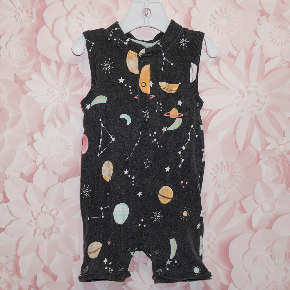 Shortie Space Romper Size 6-12m