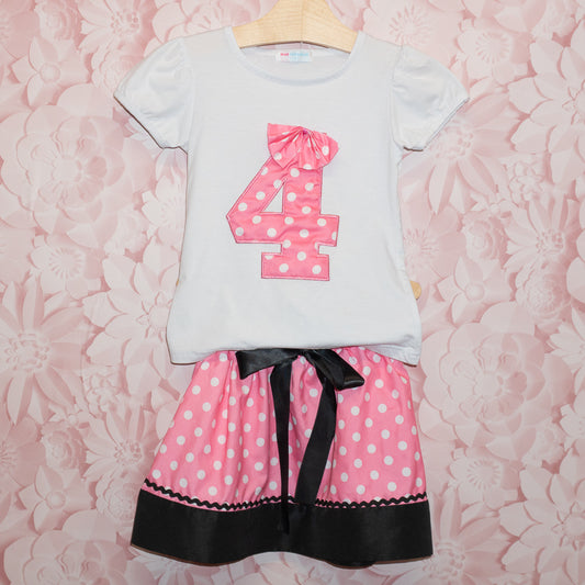 4 Polka Dot Outfit Size 4-5